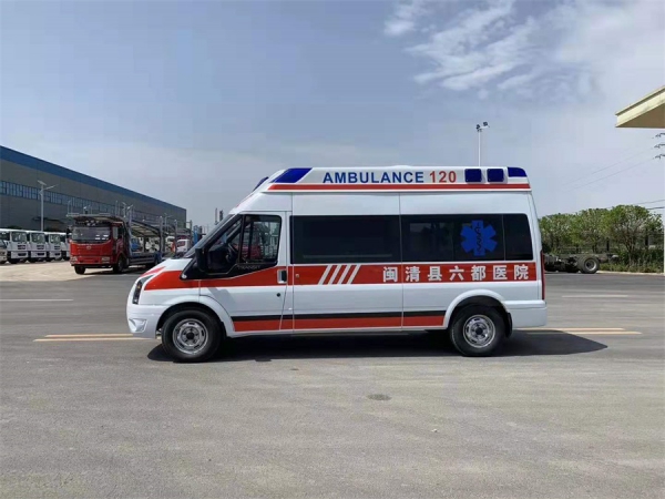 國六福特V348長軸高福星救護車